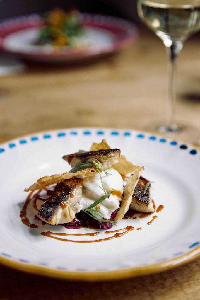Vorspeise mit Fisch